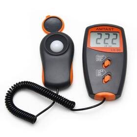 Lx-90 Amtast Digital Lux Meter Light With Lcd Display Range 0-100000
