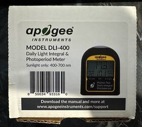 Dli-400 Apogee 850034933160 Daily Light Integral And Photoperiod Meter - Sunlight Only 400-700 Nm