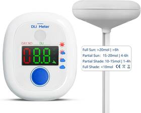 Ah-21 Aquahorti Garden Sun Meter Full Partial Shade 10 Days Historic
