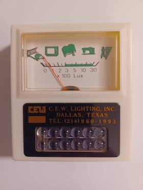 0346-l C.e.w. Lighting Inc Vintage Cew Light Meter 10 Lux 0-3000