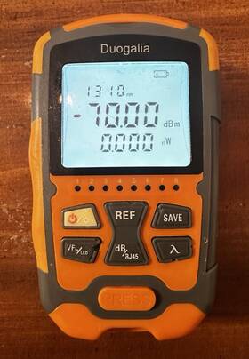 Duogalia A-m70 Portable Mini Power Cable Optical Multi-meter