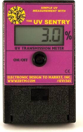 Edtm Uv1265-eb Uv1265 Handheld Uv Transmission Meter Made In Usa