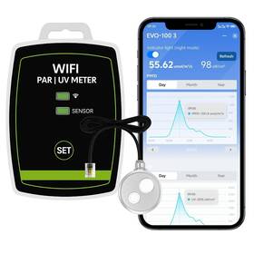 Evodevice Evo-100 Wifi Par Meter Real-time Light Intensity Monitor With Graph Recording Measure