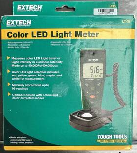 Z380967 Extech Lt45 Color Led Light Meter
