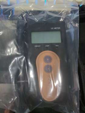 Guvx-t1xgs7.1-l Genuv Portable Uv Meter Built In Sensor / Ultraviolet Radiometer 295-400nm 365nm