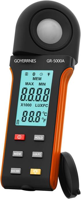 Goyerrnes 445038417407 Illuminance Light Meter Digital Lux Foot Candles 0.1 400 000 40