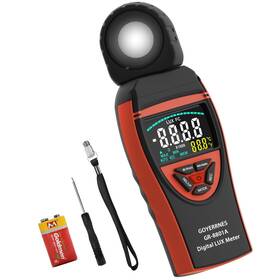Goyerrnes Gr-us-8801a Illuminance Light Meter Digital Lux Foot Candles 0.1 400 000