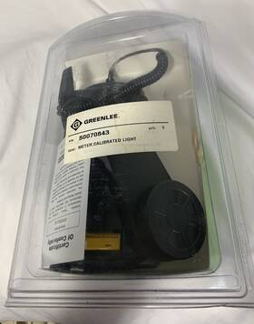 Greenlee 50070843 Calibrated Light Meter Nib Unopened