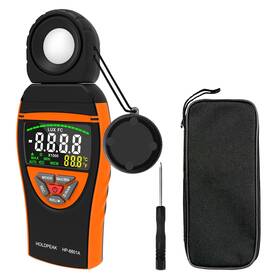 H Holdpeak 738634205651 Light Meter Digital Lux 0.1-400000 270 Rotatable Detector