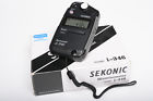 I-346 Sekonic Illuminometer Light Meter Box Case User Manual Strap