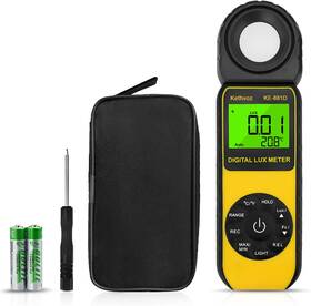 Ke-881d Kethvoz Light Meter Foot Candle Lux Digital Lumen Measure