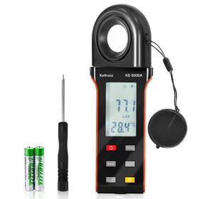 Ke5000a Kethvoz Digital Plant Light Meter Lux/foot Candles Tester With 270 Rotating Sensor De