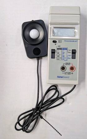 Lux 06-662-63 Fisherbrand Traceable Dual-range Light Meter Foot-candle Tested