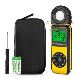 Lycebell 705114967262 Light Meter Digital Illuminance Range Up To 300 000 Lux With 270 Rotatable
