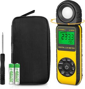Lc-881e Lycebell 726084706132 Light Meter Digital Illuminance Range Up To 300 000 Lux