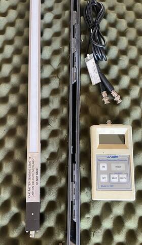 Li-189 Quantum Li-cor 1 Meter Long Integrating Linear Par Light Sensor