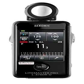 L-478dr-u-el Sekonic 401-475 Lightmeter For Elinchrom With Exclusive 3-year Black