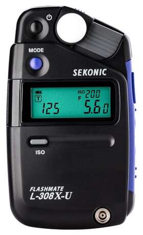 L-308x-u Sekonic Industrial 401-305 Flashmate Light Meter To 19.9 Ev 2.5 190 000 Lux