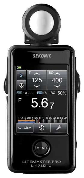 L-478d-u Sekonic Industrial 401-474 Litemaster Pro Light Meter -2 To 22.9 Ev