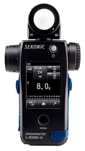 L-858d-u Sekonic Industrial 401-858 Speedmaster Light Meter -5 To 22.9 Ev 0.1 2 000 Lux