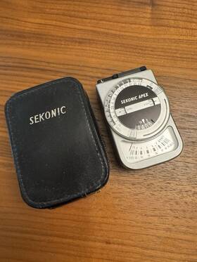 L-218 Sekonic Vintage Apex Light Meter Type Made In Japan Photography Untested
