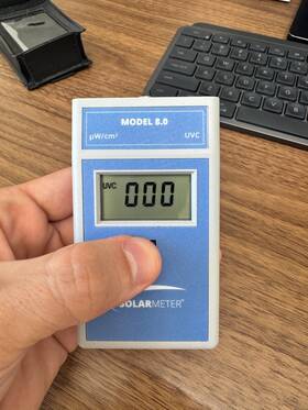 Solarmeter 8.0-rp Digital Radiometer Model 8.0 Uvc Meter