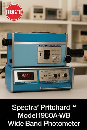 1980a-wb Spectra Pritchard Wide Band Photometer Full Power Rca Labs Provenance