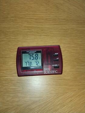 Sper Scientific 800041 Used Alarm Thermometer Hygrometer