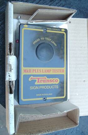 Fs0840 Transco Sign Products Mkii Plus Lamp Tester Flourescent