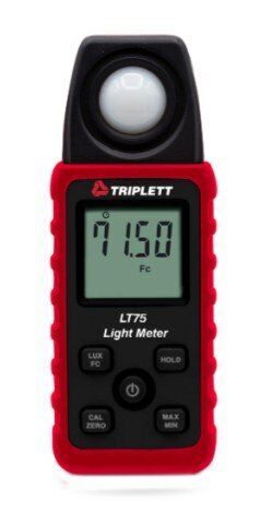 Lt75-nist Triplett Test Equipment & Tools Digital Light Meter Lux/fc To 40 000 Fc