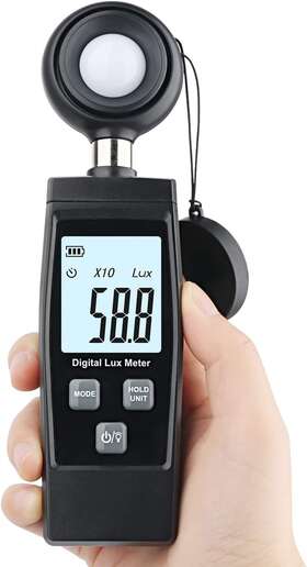 Xrclif 445029963982 Light Meter Handheld Lux For Ambient Intensity Monitoring D