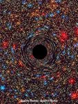 Massive Black Hole Surrounded By Stars 8.5X11" Photo Print, Ngc 1600 Galaxy Suns. Fixed Price $10.17.