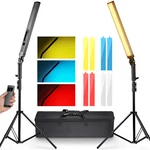 Neewer Upgraded 2 Packs Handheld Dimmable Led Video Stick Lighting Kit. Fixed Price $104.49.