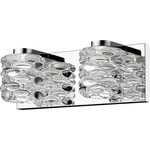 Z-lite 907-2V-LED Dawson 12.6 Inch Chrome Vanity Wall Light 4.4. Fixed Price $81.00.