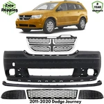 Front Bumper Cover Paintable & Fog Lights Kit For 2011-2020 Dodge Journey. Fixed Price $515.45.