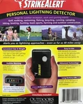 Strikealert Personal Lightning Detector. Fixed Price $48.00.