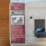 Cutler Hammer Pole Amp 600VAC Cat #KD3400KW Style - 6622C81G26. Fixed Price $600.00.