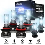 2015-2021 2022 2023 Ford Led Headlight Hi/lo Beam Fog Bulbs. Fixed Price $35.99.
