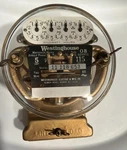 Antique Watthour Westinghouse 1929 Gold Ob Meter. 115V, 5AMP Vintage Rare. Fixed Price $149.99.