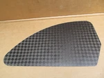 Lot Of 5X Carbon Fiber Pattern Glass Flat Plate 2.7MM Thick. Fixed Price $6.95.