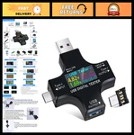 2 In 1 Usb Tester Color Screen Lcd Multimeter Voltmeter Amp DC3.6-30V 0-. Fixed Price $31.99.