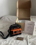 Tacklife TM-L01 Laser Tape Measure, Lcd Display, Black/orange, Plastic/metal. Fixed Price $30.00.