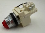 Schneider 9001KT38LRR31 Red Push To Test Pilot Light 30MM Led 120V KM38LR. Fixed Price $25.00.