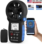 Holdpeak Handheld Anemometer Digital Wind Speed Temp For Havc Outdoor. Fixed Price $21.99.