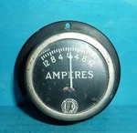 National Gauge & Equip Metal Amperes Panel Meter 12-0-12 Amps 5/8IN. Fixed Price $17.95.