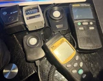 (3) Light Meters Ideal 61-686 Probe W/ Case Type 217 General DLM1337. Fixed Price $30.00.